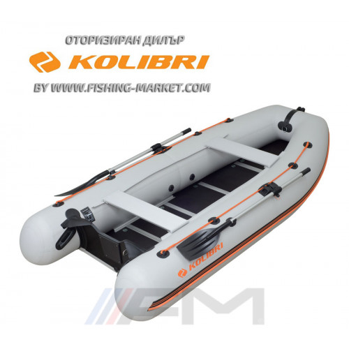 KOLIBRI - Надуваема моторна лодка с твърдо дъно и надуваем кил KM-360DSL